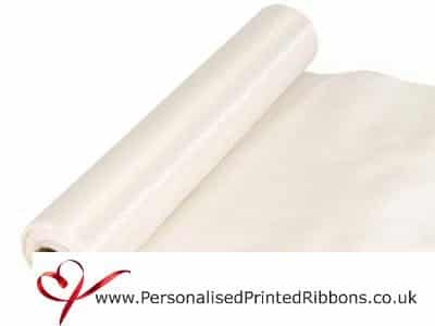 Extra wide sales white ribbon