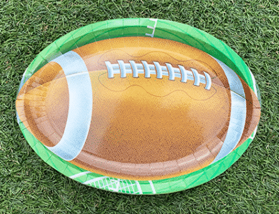 Rugby Party Paper Plates
