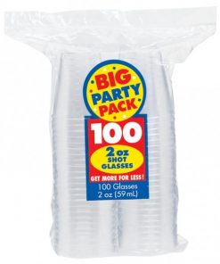 Clear Plastic Shot Glasses