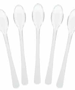 Alternative view of Clear Plastic Mini Spoons For Mini Desserts & Canapes (Pk 40)