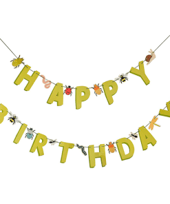 Bug & Insect Themed Party Happy Birthday Banner & Bunting
