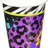 Totally 1980s Paper Party Cups, Plates & Napkins - Next Day Delivery
