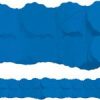 Royal Blue Paper Garland Decoration - 3.7m