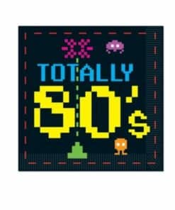 80s Themed Paper Party Napkins