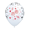 Cards & Dice Printed Latex Balloons