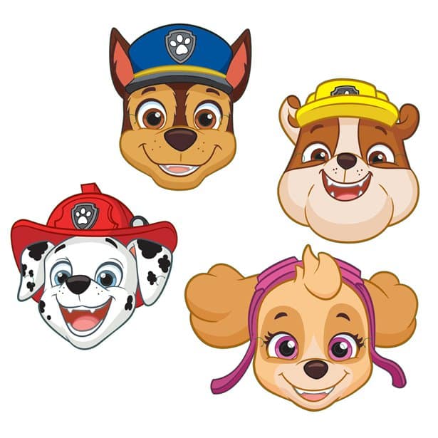 Buy Paw Patrol Party Masks Fun Party Supplies