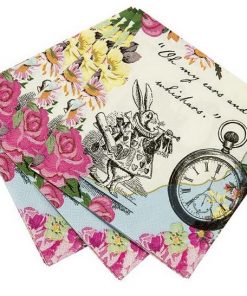 Truly Alice Party Serviettes