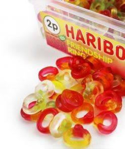 cheap bulk haribo friendship rings tub