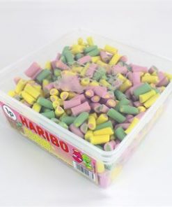 Alternative view of Tub of Haribo Rhubarb & Custard Sweets (Pk 600)