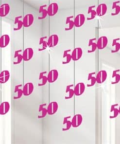 50th Pink String Decoration