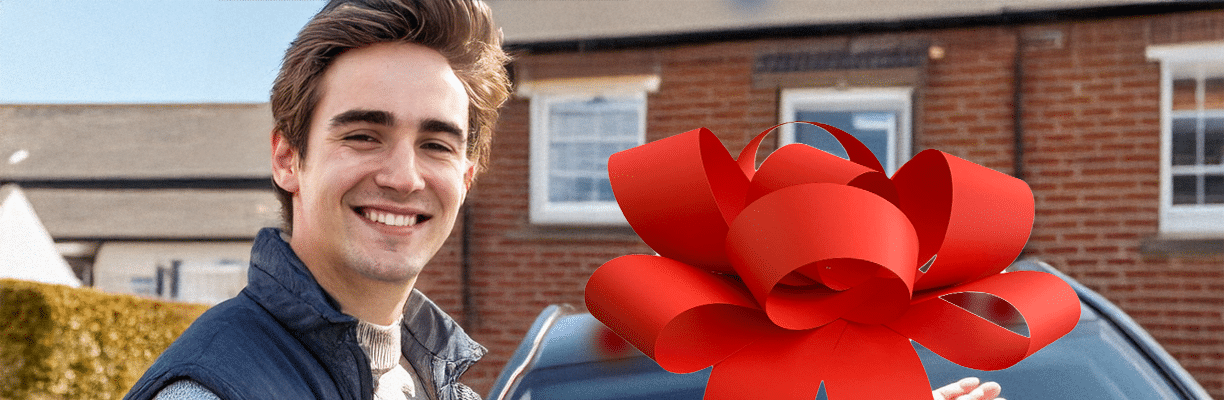 Big Car Bow For A New Car