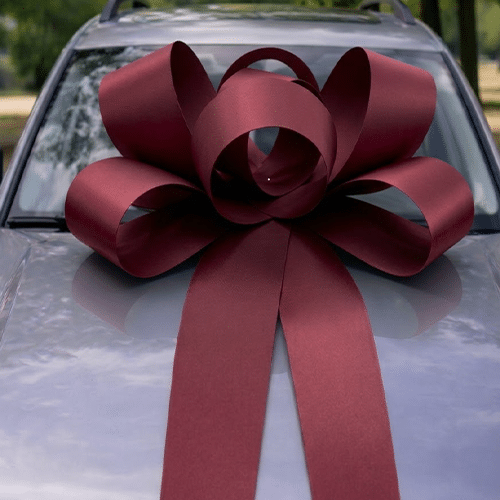 Big Card Rosette Bonnet Bow – 40+ Colours - Image 3