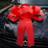 Red Car Bonnet Bow Next Day Delivery Branded by Personalised Printed Ribbons
