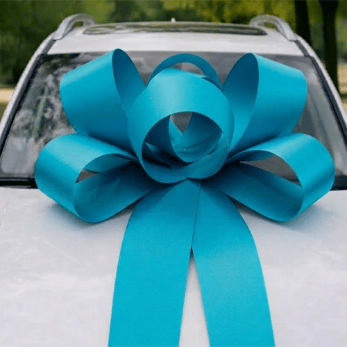 Big Card Rosette Bonnet Bow – 40+ Colours - Image 11