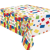Block Party Plastic Tablecover