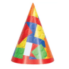 Building Blocks Party Cone Hats