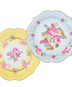 Alternative view of Vintage Tea Party Serving Plates - 30cm (Pk 4)
