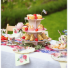 Tea Party Cup Cake 3 Tier Stand