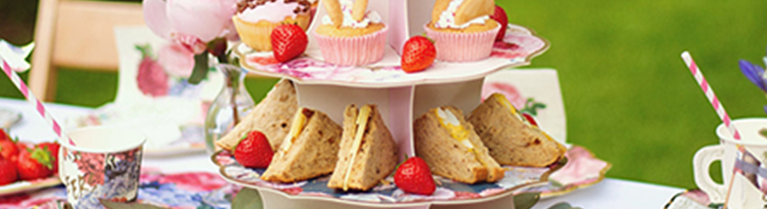 Tea Party Cup Cake 3 Tier Stand