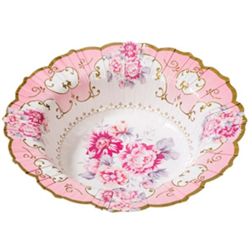Vintage Themed Tea Party Paper Bowls