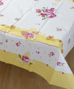 Vintage Themed Tea Party Paper Table Cover