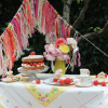Vintage Themed Tea Party Paper Table Cover