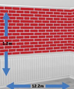 Christmas Brick Wall Scene Setter