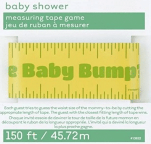 Baby Shower Measuring Tape