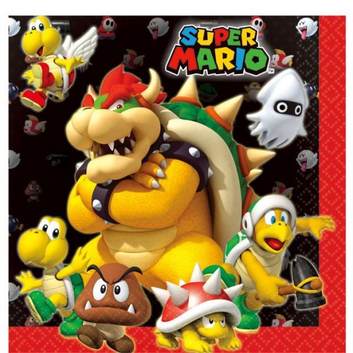 Super Mario Party Luncheon Napkins