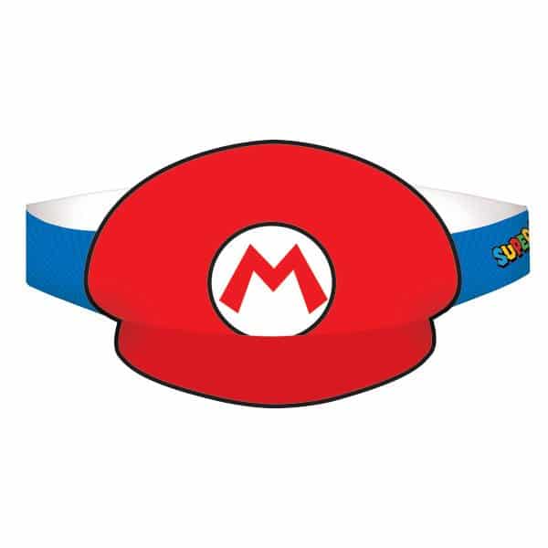 Super Mario Party Paper Hats - Fun Party Supplies