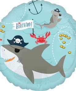 Ahoy Birthday Foil Balloon