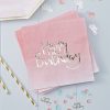 Pick & Mix Party Happy Birthday Ombre Paper Napkins