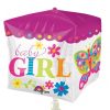 Cubez Beautiful Baby Girl Foil Balloon