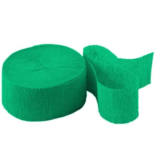 Jumbo Green Crepe Paper Streamer Fun Party Supplies
