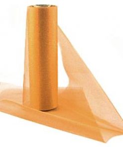 Orange Organza Sheer Roll