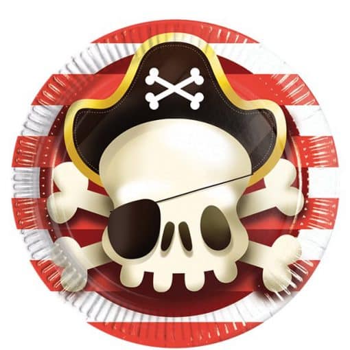 Powerful Pirates Paper Plates