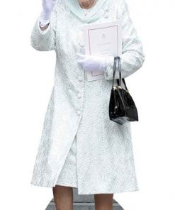 Queen Elizabeth II Mint Green Dress Cardboard Cutout