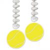 Tennis Party Tennis Ball Dangler Decorations