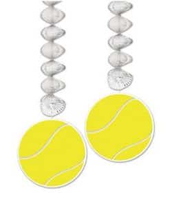 Tennis Party Tennis Ball Dangler Decorations