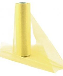 Yellow Organza Sheer Roll