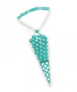Robins Egg Blue Cellophane Cone Sweet Bags