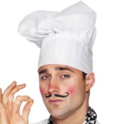 White Chef's Cotton Hat