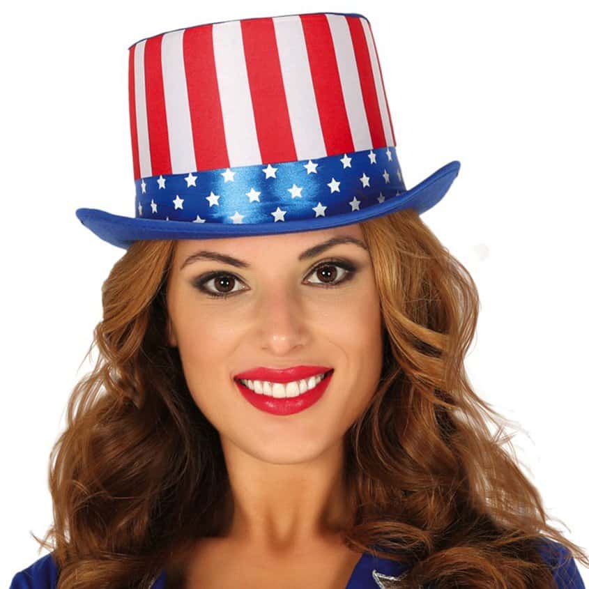 USA American Top Hat July 4th Novleties Next Day Delivery