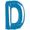 Blue Letter D Foil Balloon