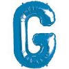 Blue Letter G Foil Balloon
