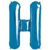 Blue Letter H Foil Balloon