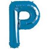 Blue Letter P Foil Balloon