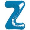 Blue Letter Z Foil Balloon