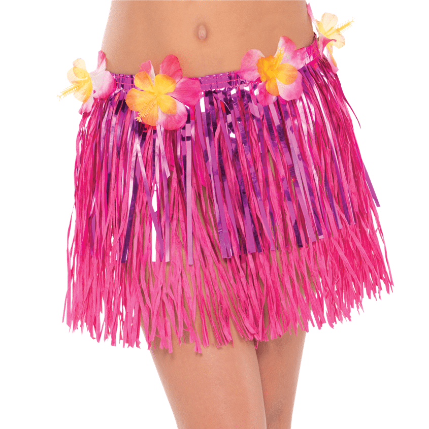 Child's Pink Hula Grass Skirt Fun Party Supplies
