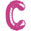 Magenta Letter C Foil Balloon